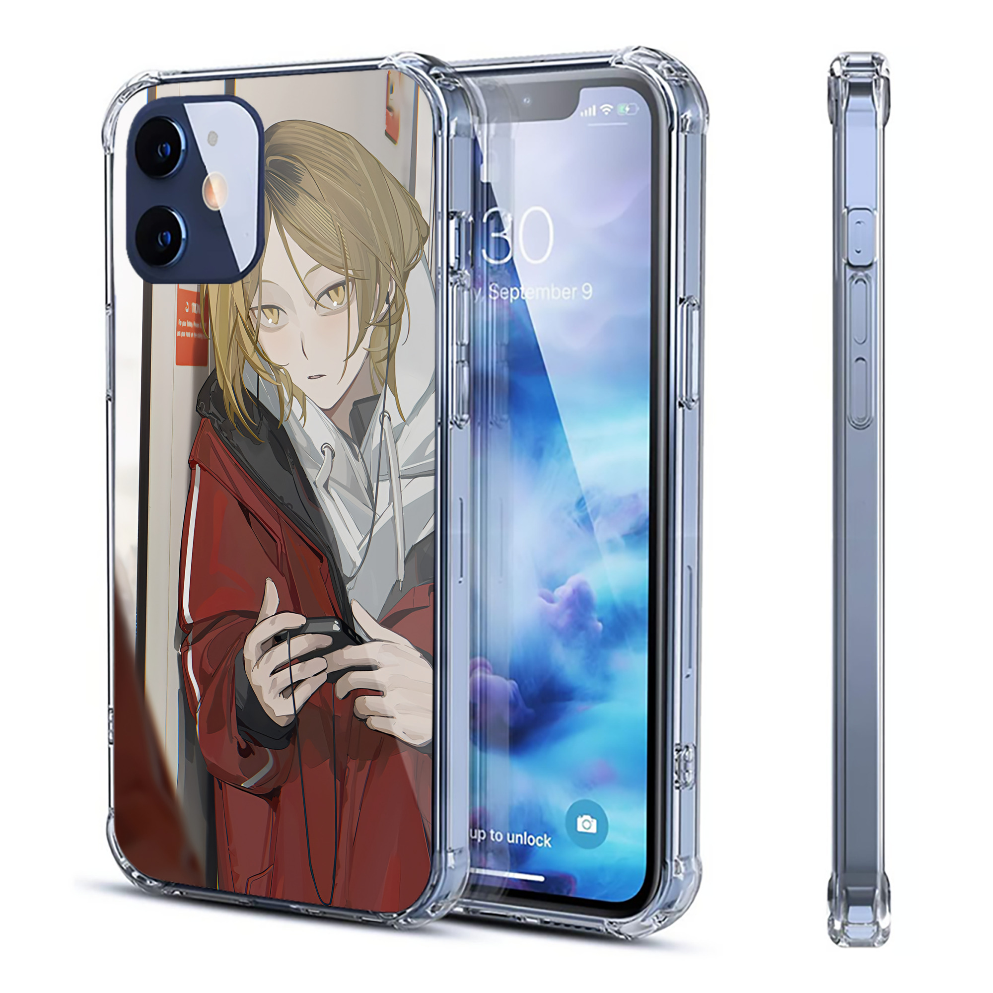 （画像用） ハイキュー!! Haikyu!! 【iPhone 12シリーズ対応】透明スマホケース（クリアソフトケース）